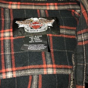 Harley Davidson flannel shirt